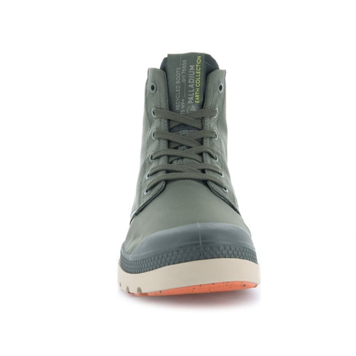 Bottes Palladium Pampa Lite+ Recycle WP+ Femme Vert Olive | FR TVB715Y